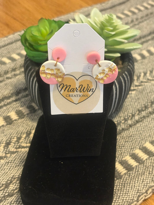 Pink, glittery, and rounded